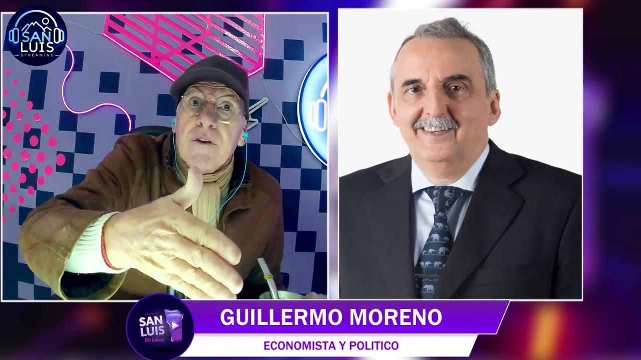 Guillermo Moreno analizando la interna del peronismo y el acto de Parque Lezama junto a Alberto Trombetta.