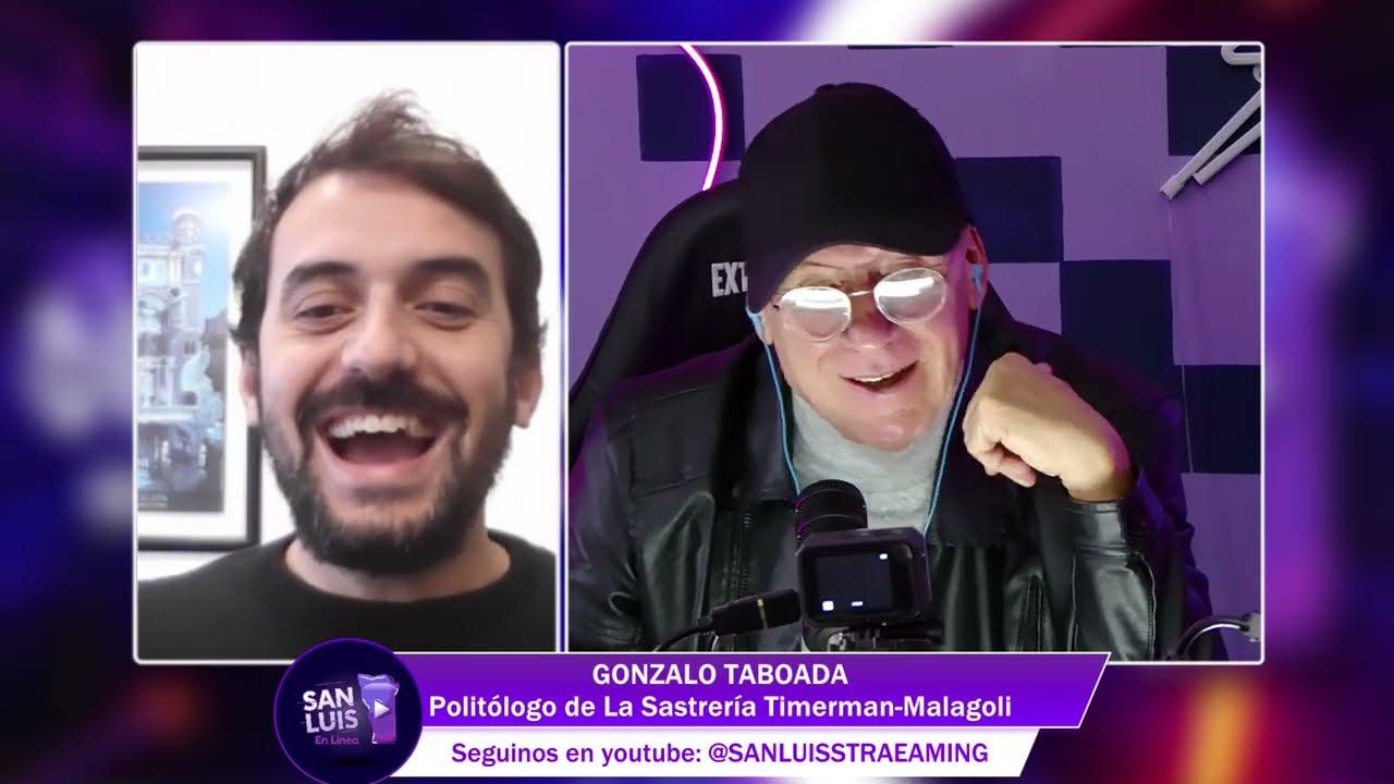 El consultor político Gonzalo Taboada analizando los liderazgos emergentes en diálogo virtual con Alberto Trombetta.