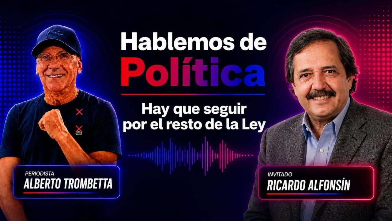 Ricardo Alfonsín en una profunda entrevista política analizando el gobierno nacional.