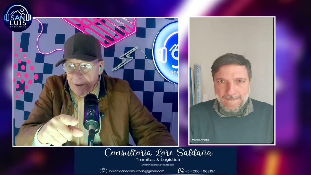 Martín Ayerbe con Trombetta: "Hay que refundar la marina mercante"