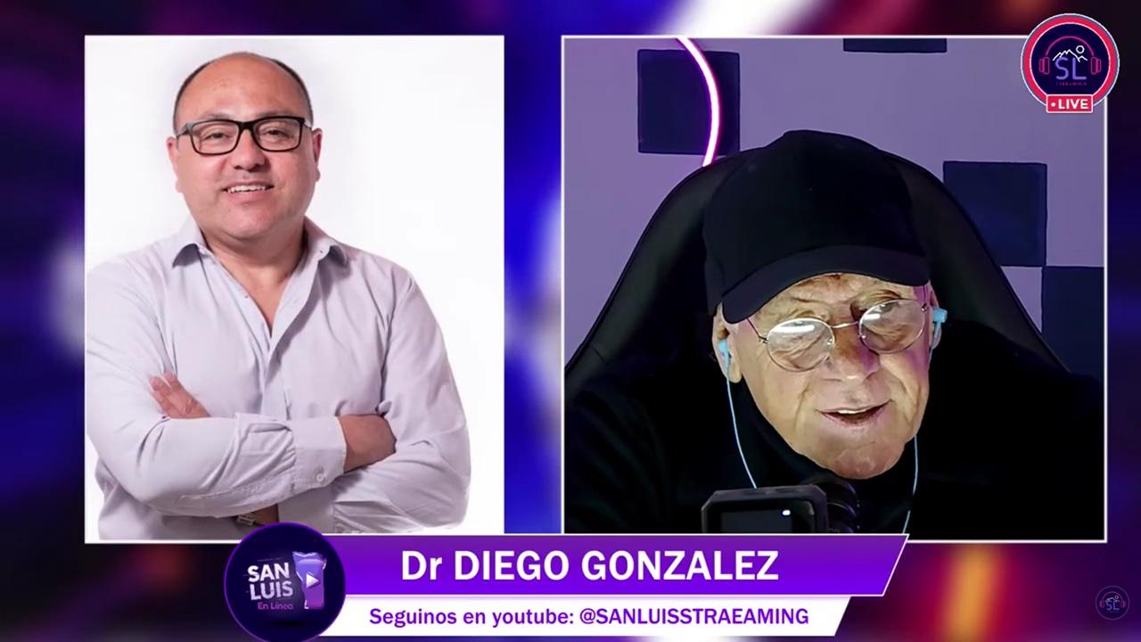 Diego González cuestionando duramente el rol de los legisladores nacionales por San Luis.