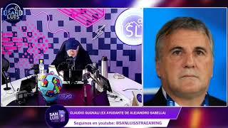 Claudio Gugnali en comunicación directa desde el predio de la AFA