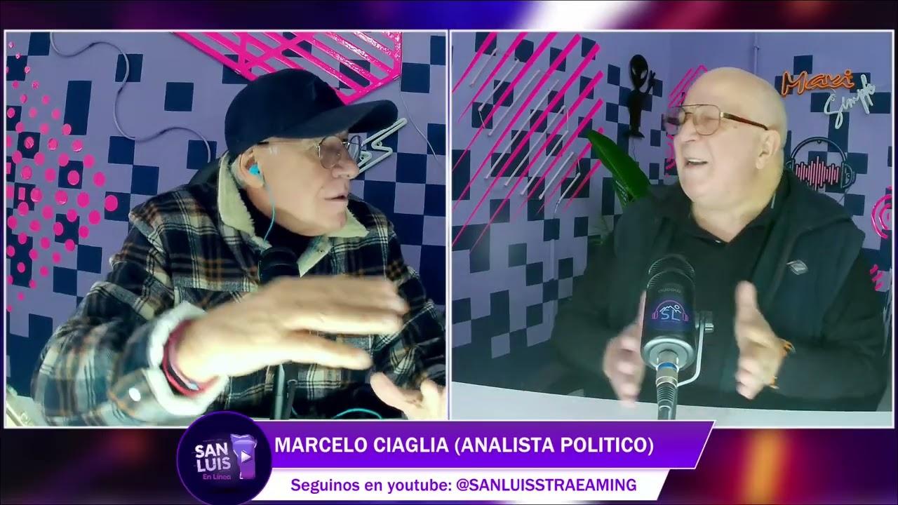 El analista político Ciaglia analizando el nuevo escenario electoral de San Luis en diálogo con Alberto Trombetta.