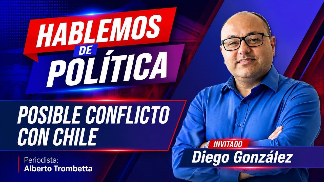 Alberto Trombetta entrevistando a Diego González en Hablemos de Política.