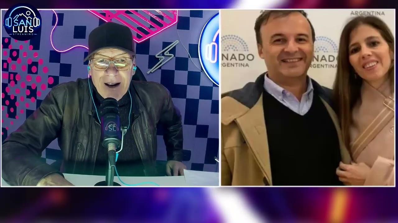 Rodolfo Negri y Alberto Trombetta analizando el escenario político y social en el programa.