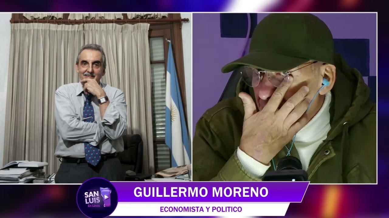 Guillermo Moreno analizando el reordenamiento del peronismo y proponiendo una ley de indultos en diálogo por streaming con Alberto Trombetta.