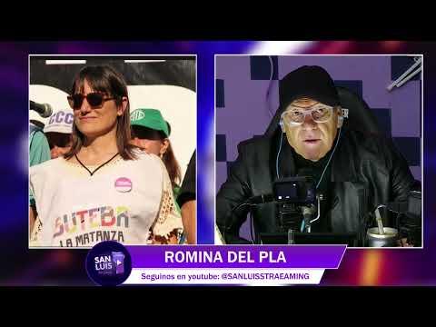 Romina Del Plá con Trombetta: "El Gobierno mira para otro lado"