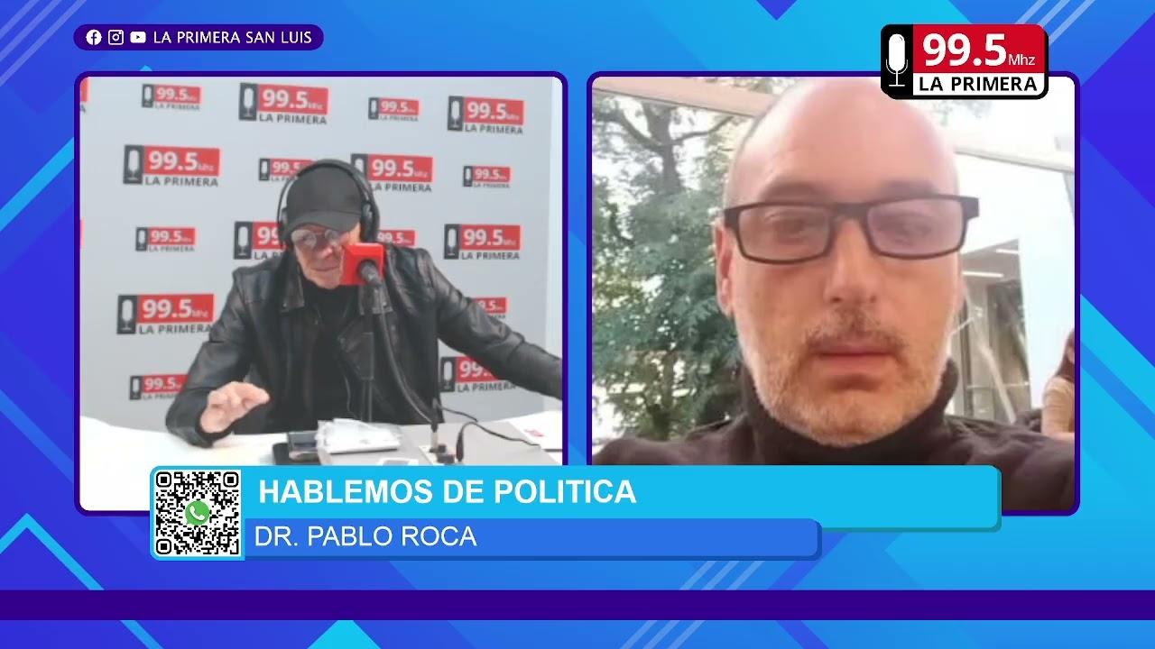 El Dr. Pablo Roca dialogando de manera virtual con Alberto Trombetta sobre el fallo contra las vacunas de Covid-19 en Hablemos de Política.