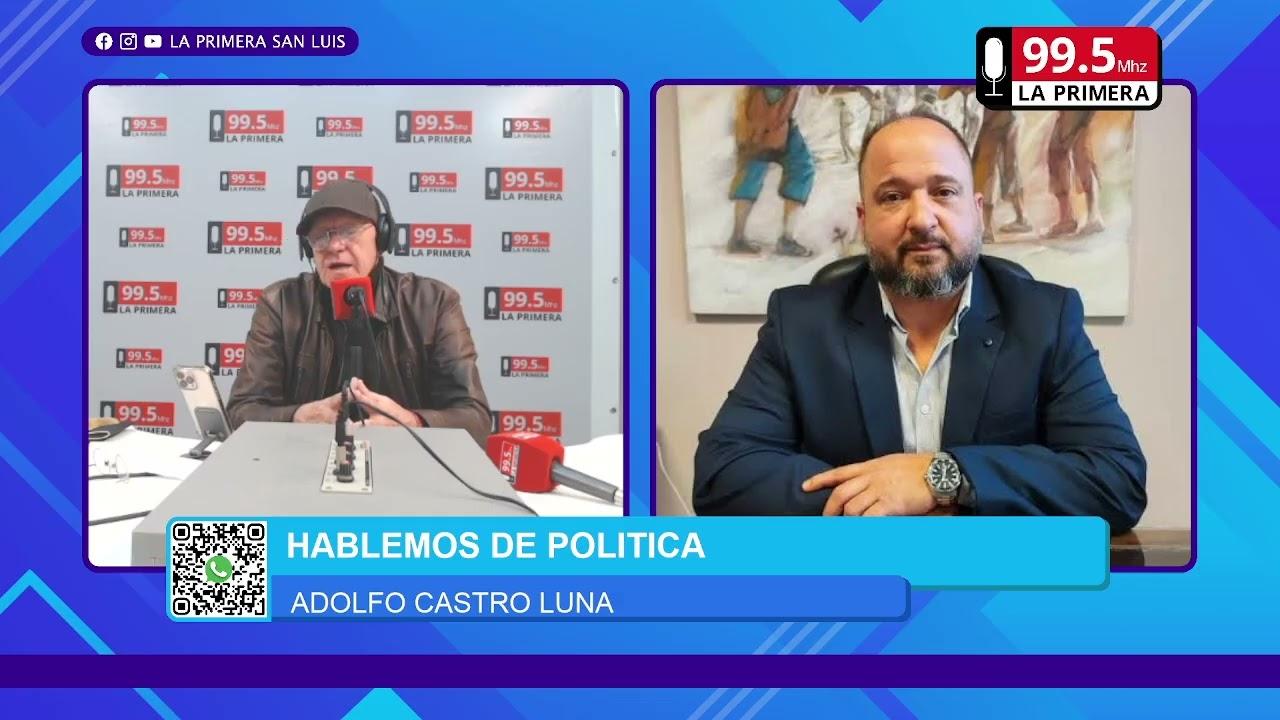 Adolfo Castro Luna analizando el proyecto de ley.