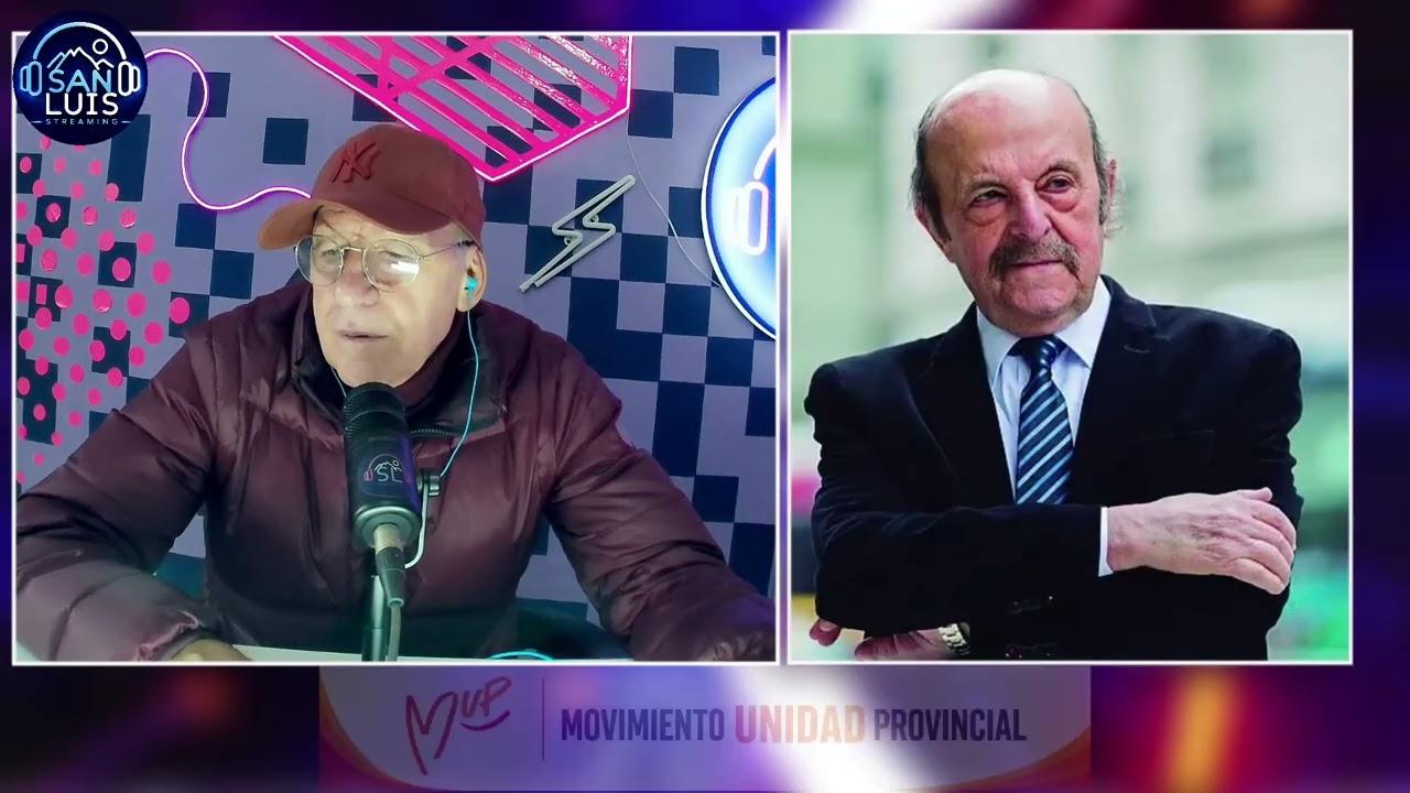 Julio Bárbaro analizando la actualidad política nacional.