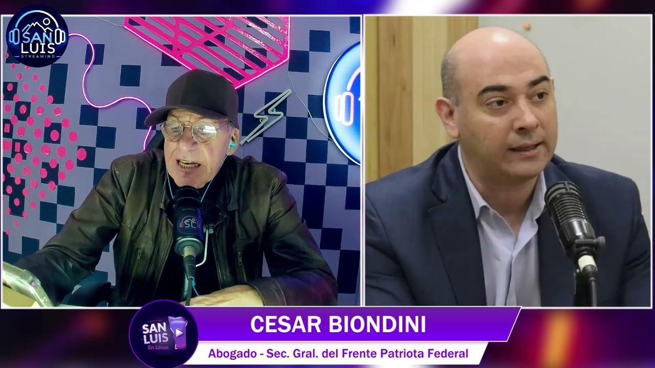 César Biondini hablando en entrevista sobre la soberanía y la actualidad política de Argentina.